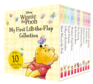 Winnie The Pooh: My First Lift-the-flap 10-book Collection (disney)